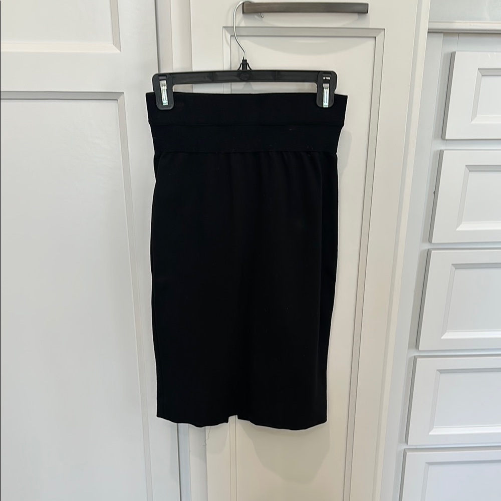 Diana von Furstenberg DVF Elsa Black Pencil Skirt